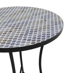 Bistroset MOSAIK 3-teilig Perle blau/grau