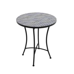 Bistroset MOSAIK 3-teilig Perle blau/grau