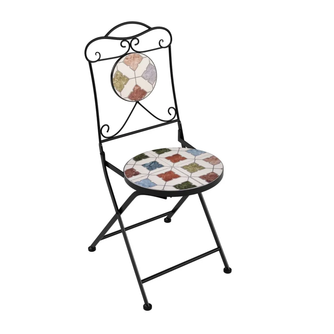 Bistroset MOSAIK 3-teilig Quadrate bunt