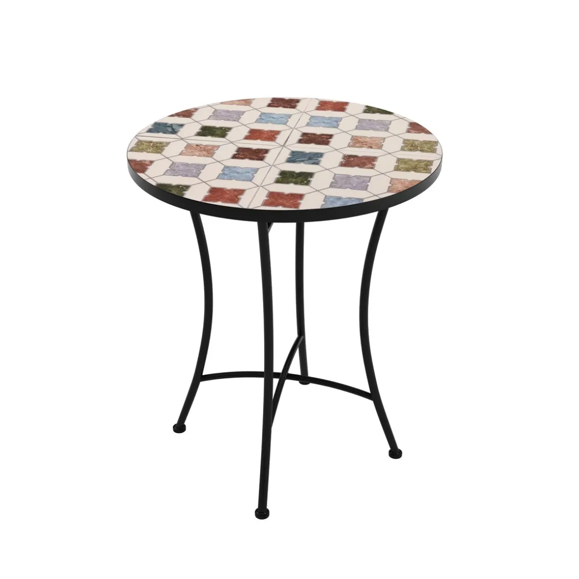 Bistroset MOSAIK 3-teilig Quadrate bunt
