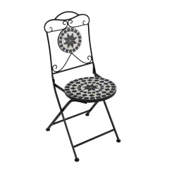 Bistroset MOSAIK 3-teilig schwarz