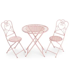 Bistroset PAULINE rosa