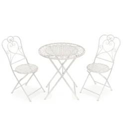 Bistroset Vintage PAULINE weiss