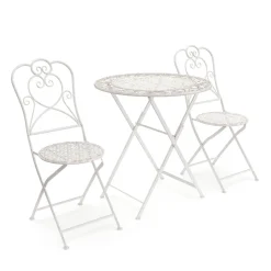 Bistroset Vintage PAULINE weiss