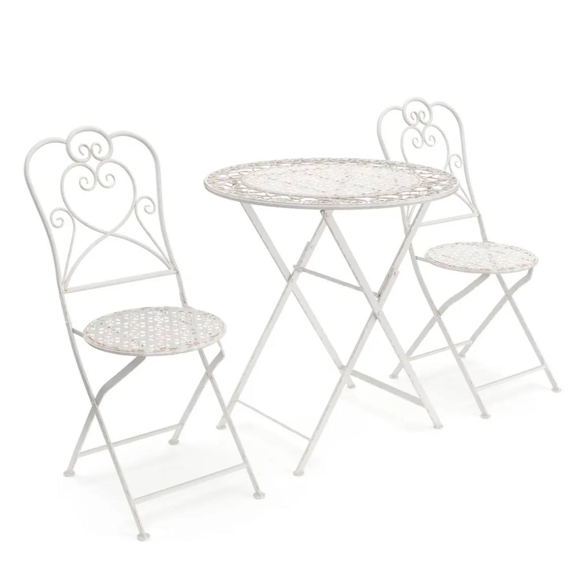 Bistroset Vintage PAULINE weiss