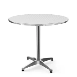 Bistrotisch Gartentisch Alu rund 80 x 70 cm