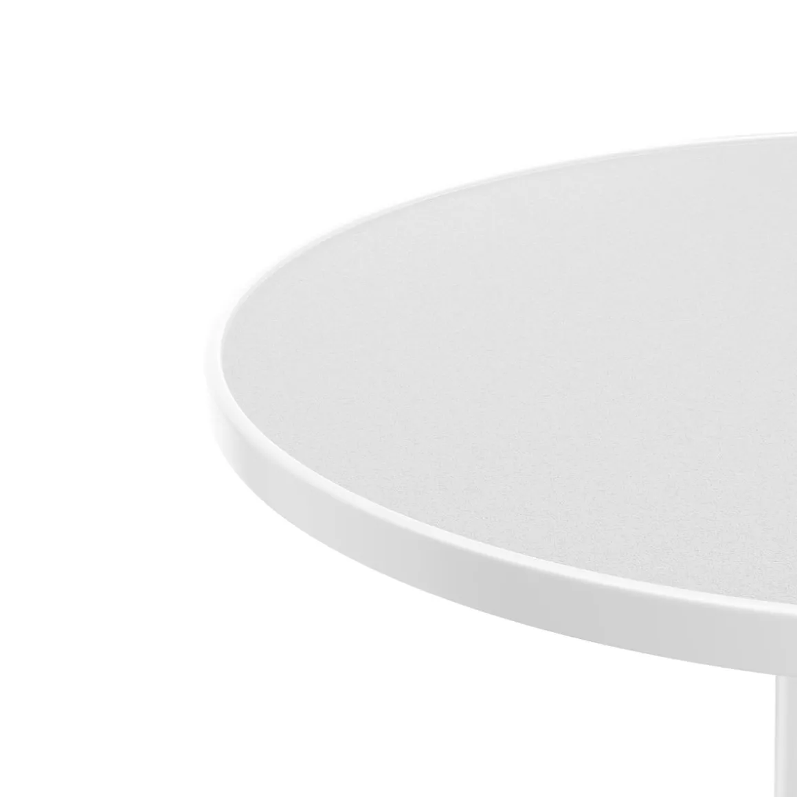 Bistrotisch Gartentisch RICO klappbar rund 80 x 70 cm weiss