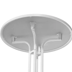 Bistrotisch Gartentisch RICO klappbar rund 80 x 70 cm weiss