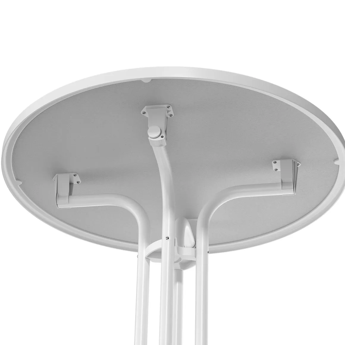 Bistrotisch Gartentisch RICO klappbar rund 80 x 70 cm weiss