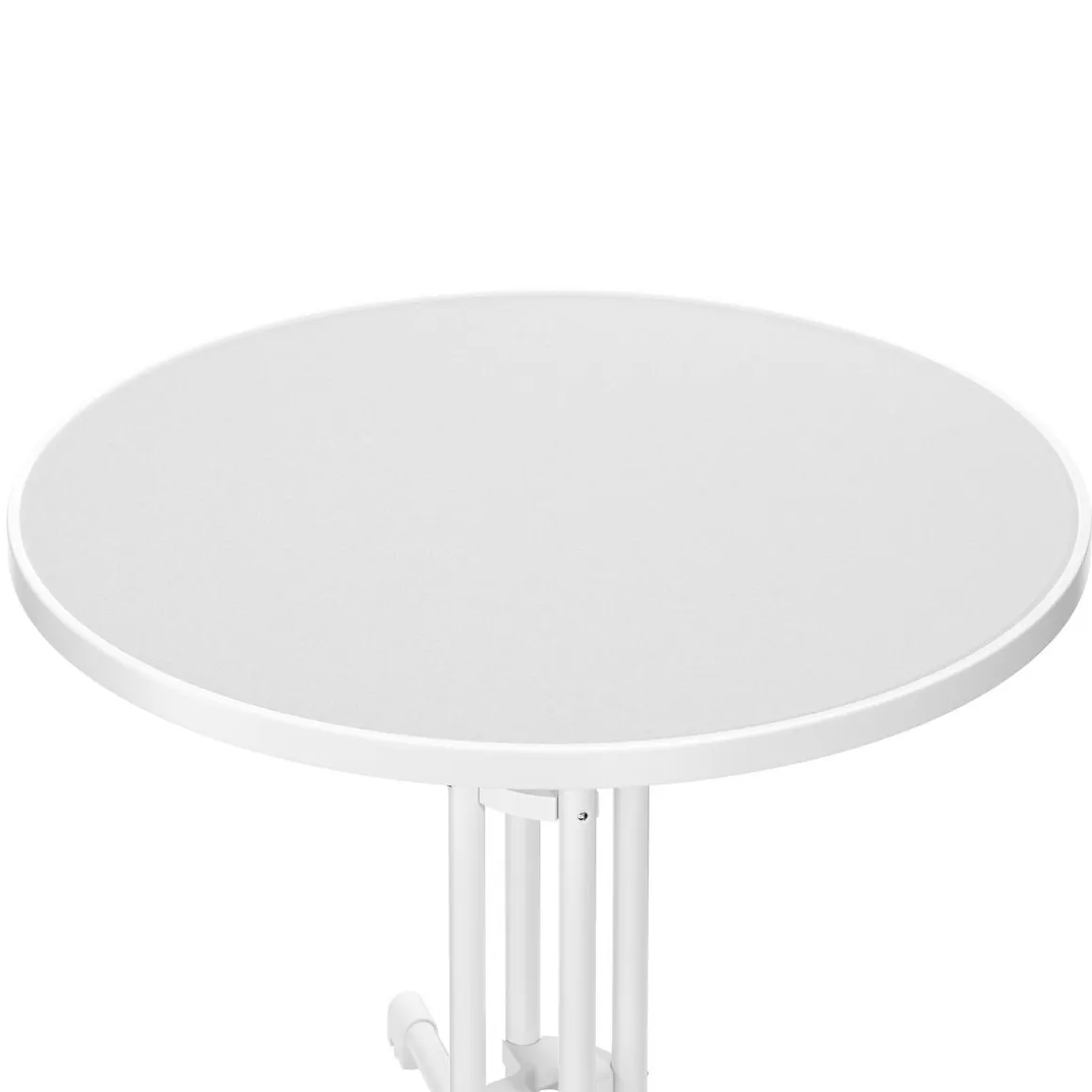 Bistrotisch Gartentisch RICO klappbar rund 80 x 70 cm weiss