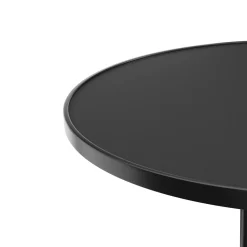 Bistrotisch Gartentisch RICO klappbar rund 80 x 70 cm schwarz