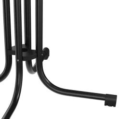 Bistrotisch Gartentisch RICO klappbar rund 80 x 70 cm schwarz