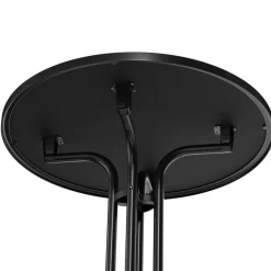 Bistrotisch Gartentisch RICO klappbar rund 80 x 70 cm schwarz