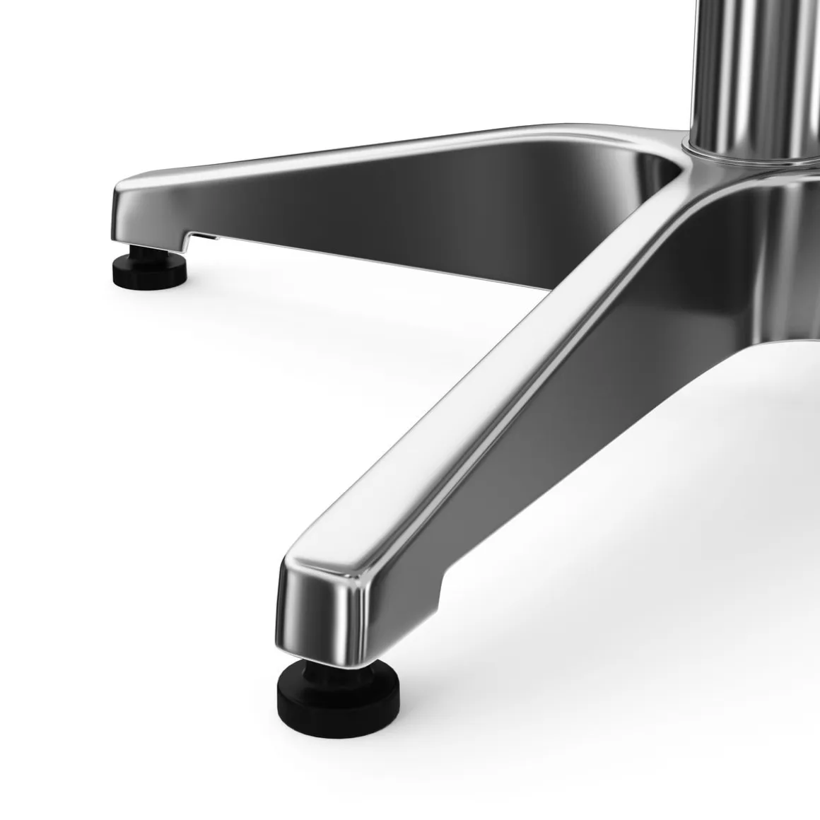 Bistrotisch Stehtisch Alu rund 60 x 72-112 cm
