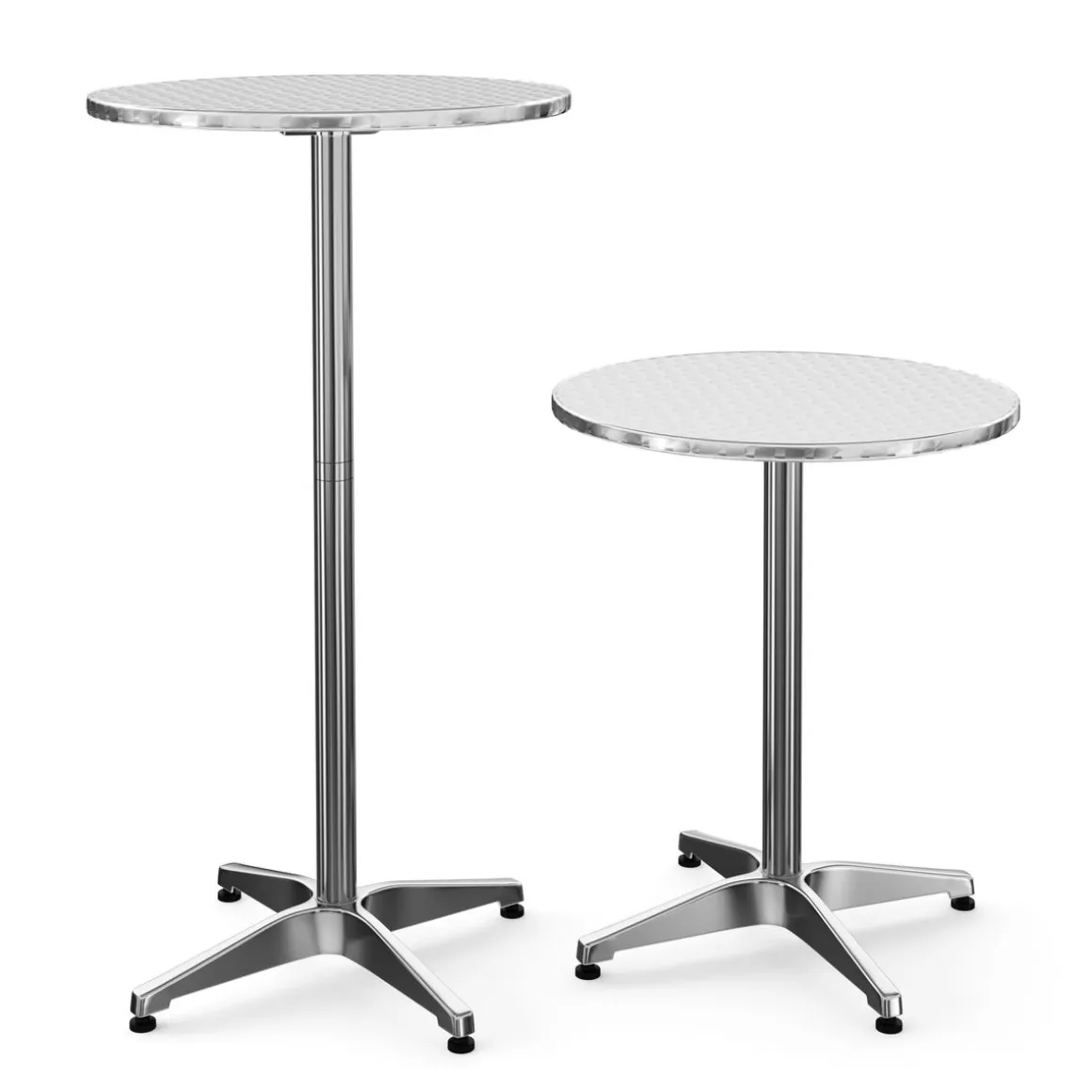 Bistrotisch Stehtisch Alu rund 60 x 72-112 cm