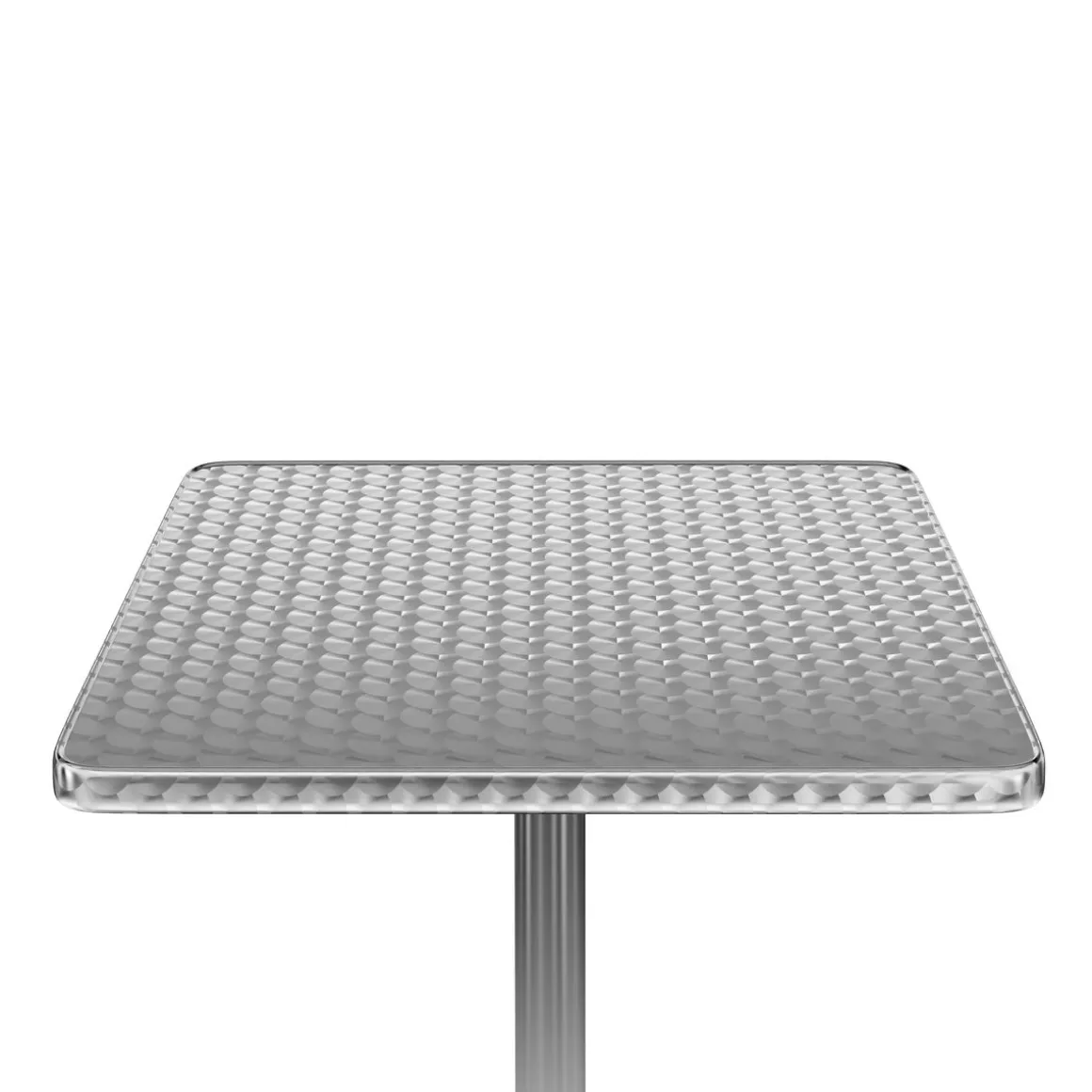 Bistrotisch Stehtisch Alu 60 x 60 x 72-112 cm