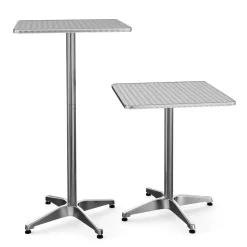 Bistrotisch Stehtisch Alu 60 x 60 x 72-112 cm