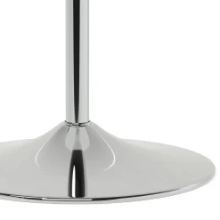 Bistrotisch Stehtisch ENZO rund 60 x 56 - 78 cm weiss/silber