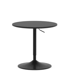 Bistrotisch Stehtisch ENZO rund 60 x 56 - 78 cm schwarz