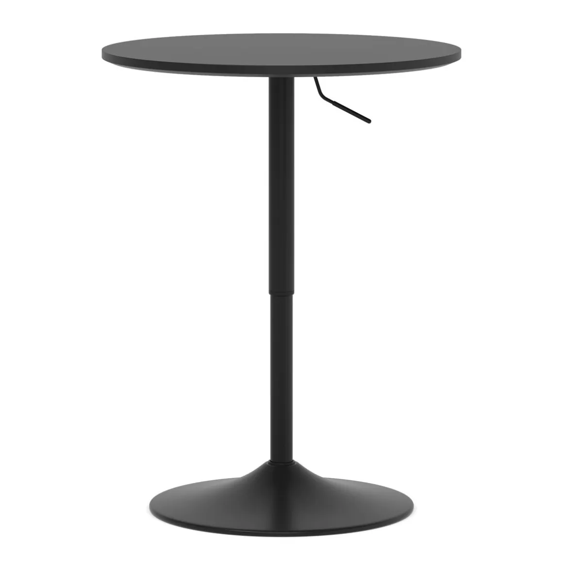 Bistrotisch Stehtisch ENZO rund 60 x 56 - 78 cm schwarz