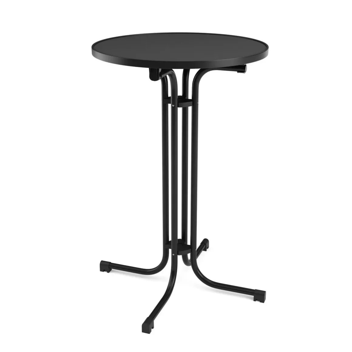 Bistrotisch Stehtisch MARTIN rund 70 x 110 cm schwarz