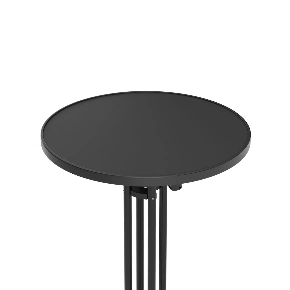 Bistrotisch Stehtisch MARTIN rund 70 x 110 cm schwarz