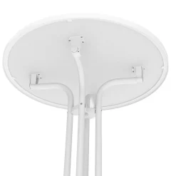 Bistrotisch Stehtisch MARTIN rund 80 x 110 cm weiss