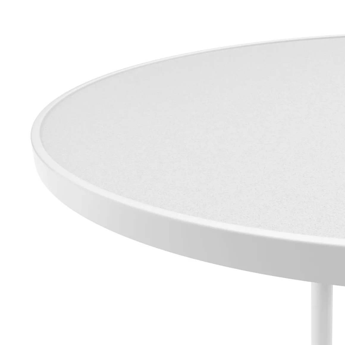 Bistrotisch Stehtisch MARTIN rund 80 x 110 cm weiss