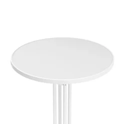 Bistrotisch Stehtisch MARTIN rund 80 x 110 cm weiss