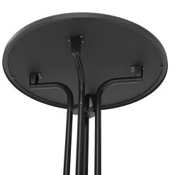 Bistrotisch Stehtisch MARTIN rund 80 x 110 cm schwarz