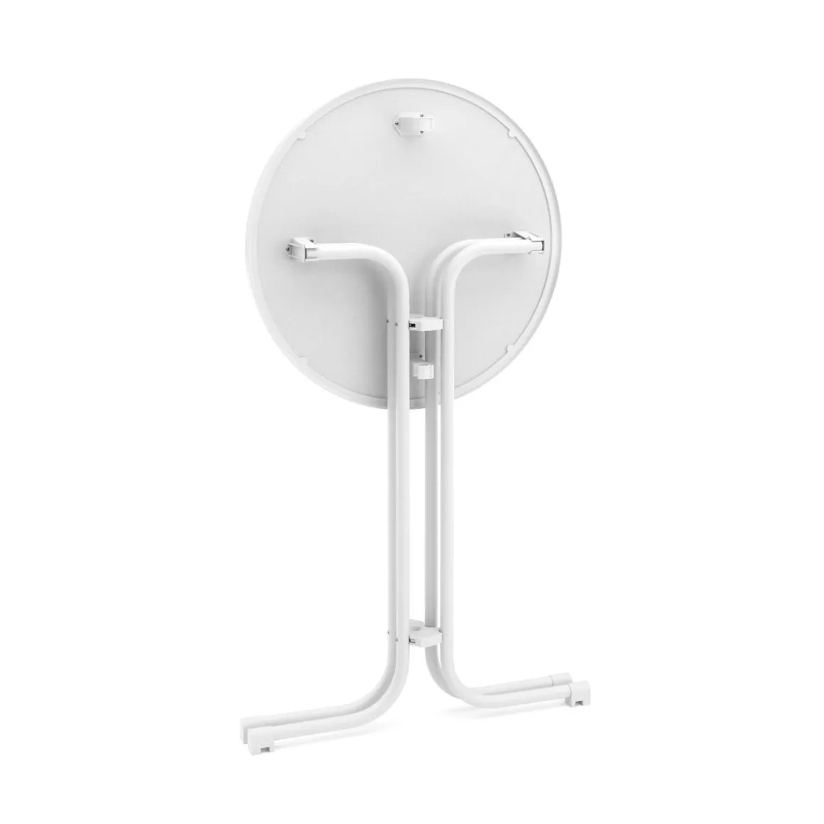 Bistrotisch Stehtisch MARTIN rund 70 x 110 cm weiss