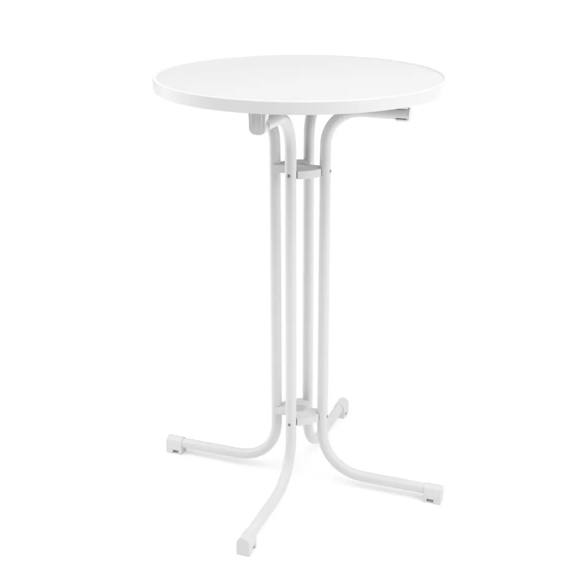 Bistrotisch Stehtisch MARTIN rund 70 x 110 cm weiss