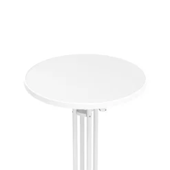 Bistrotisch Stehtisch MARTIN rund 70 x 110 cm weiss