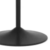 Bistrotisch Stehtisch VINCENCO rund 60 x 105 cm schwarz