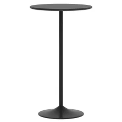 Bistrotisch Stehtisch VINCENCO rund 60 x 105 cm schwarz