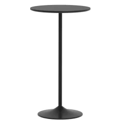 Bistrotisch Stehtisch VINCENCO rund 60 x 105 cm schwarz