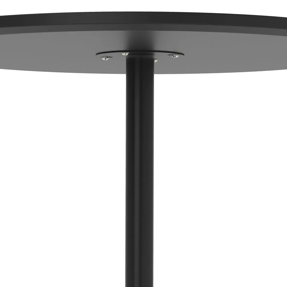 Bistrotisch Stehtisch VINCENCO rund 60 x 105 cm schwarz