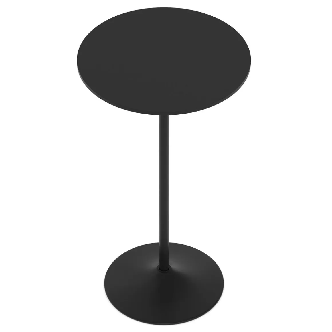 Bistrotisch Stehtisch VINCENCO rund 60 x 105 cm schwarz