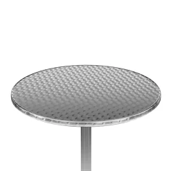 Bistrotisch Stehtisch XXL Alu rund 70 x 72-112 cm