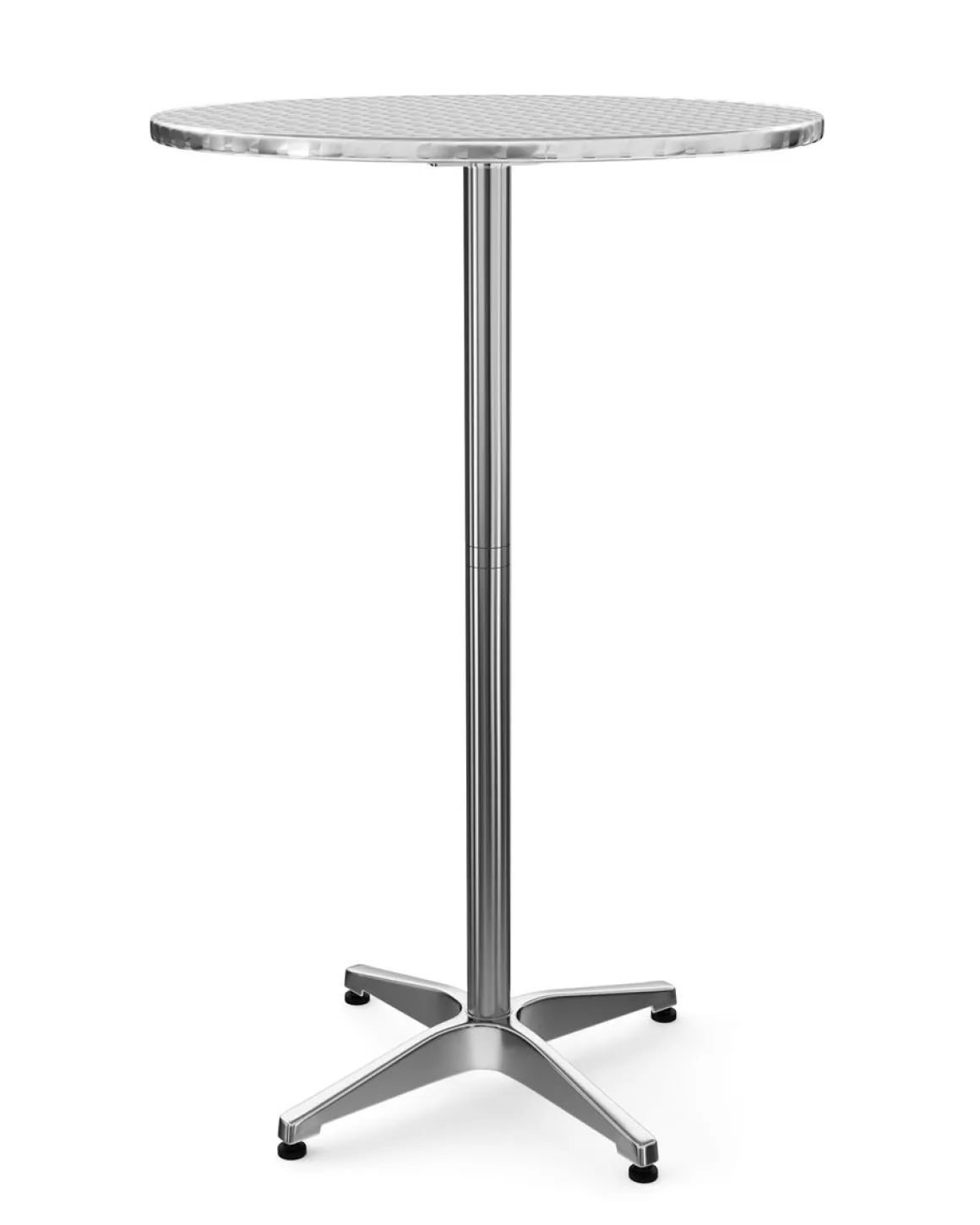Bistrotisch Stehtisch XXL Alu rund 70 x 72-112 cm