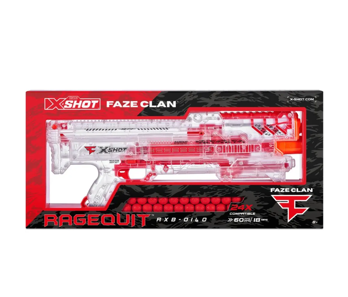 Blaster X-SHOT CHAOS FAZE RAGEQUIT mit 24 Kugeln