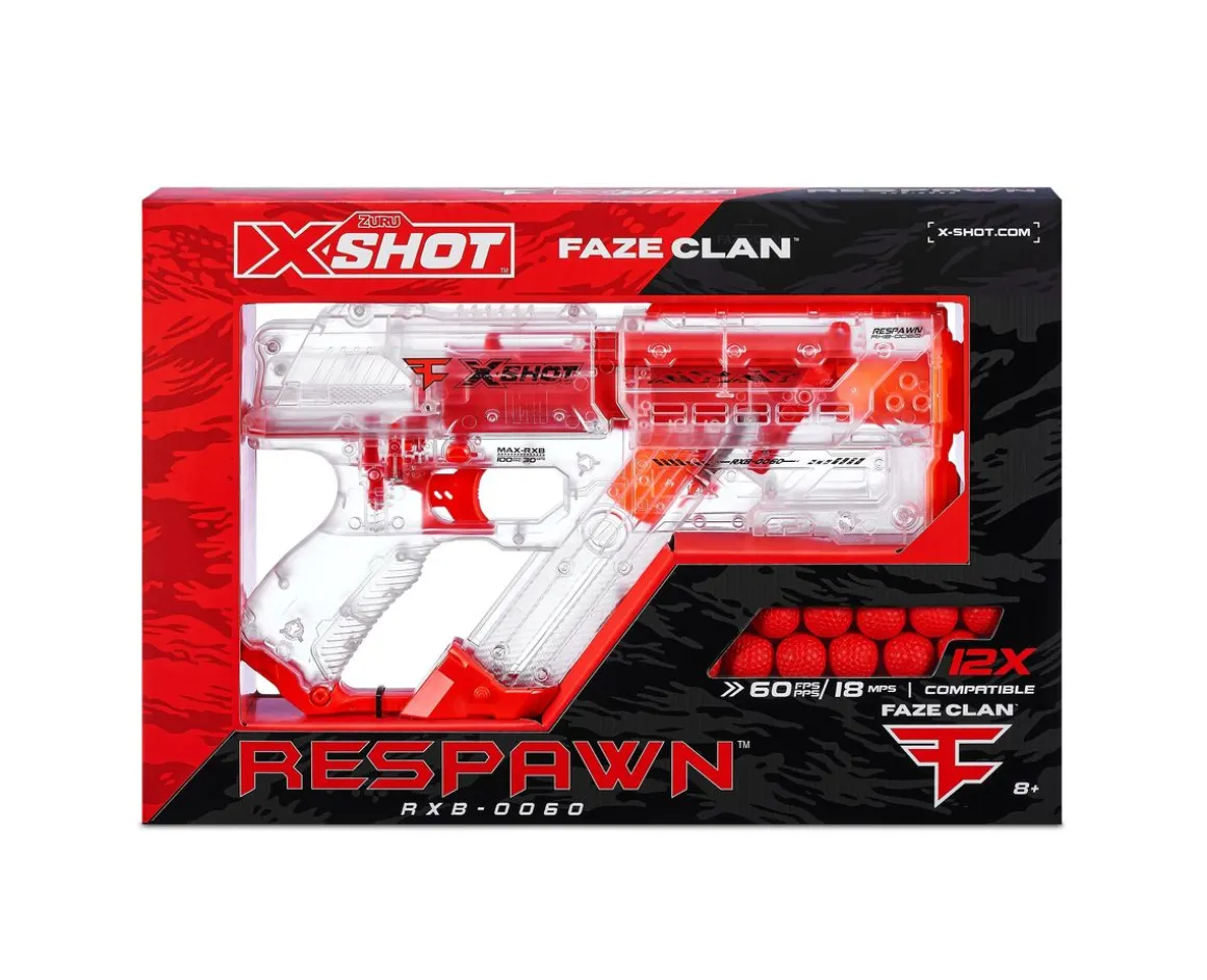 Blaster X-SHOT CHAOS FAZE RESPAWN mit 12 Kugeln