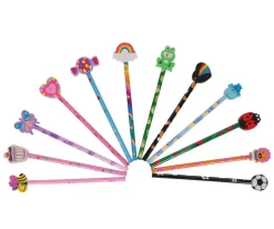 Bleistift mit Radiergummi 6er Set