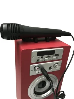 Bluetooth Lautsprecher kabellos 2 x 5 W rot
