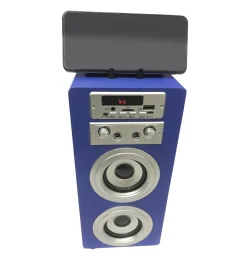 Bluetooth Lautsprecher kabellos 2 x 5 W blau