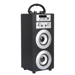 Bluetooth Lautsprecher kabellos 2 x 5 W schwarz