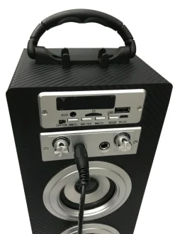 Bluetooth Lautsprecher kabellos 2 x 5 W schwarz