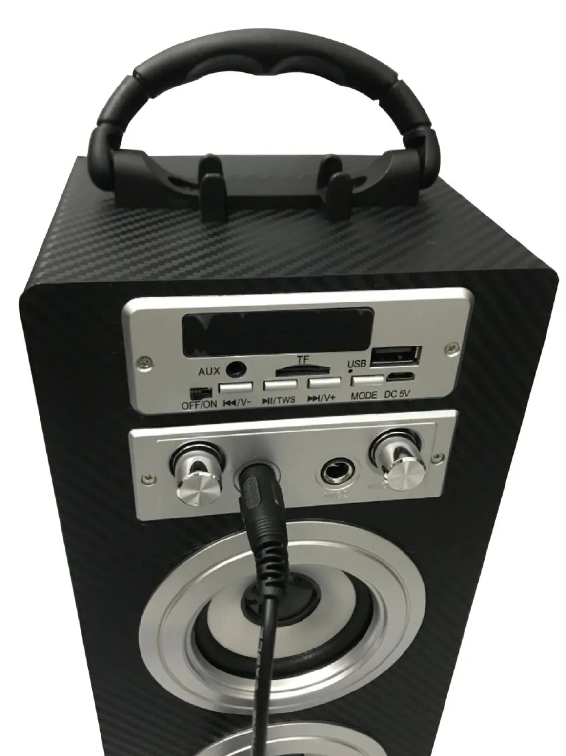 Bluetooth Lautsprecher kabellos 2 x 5 W schwarz