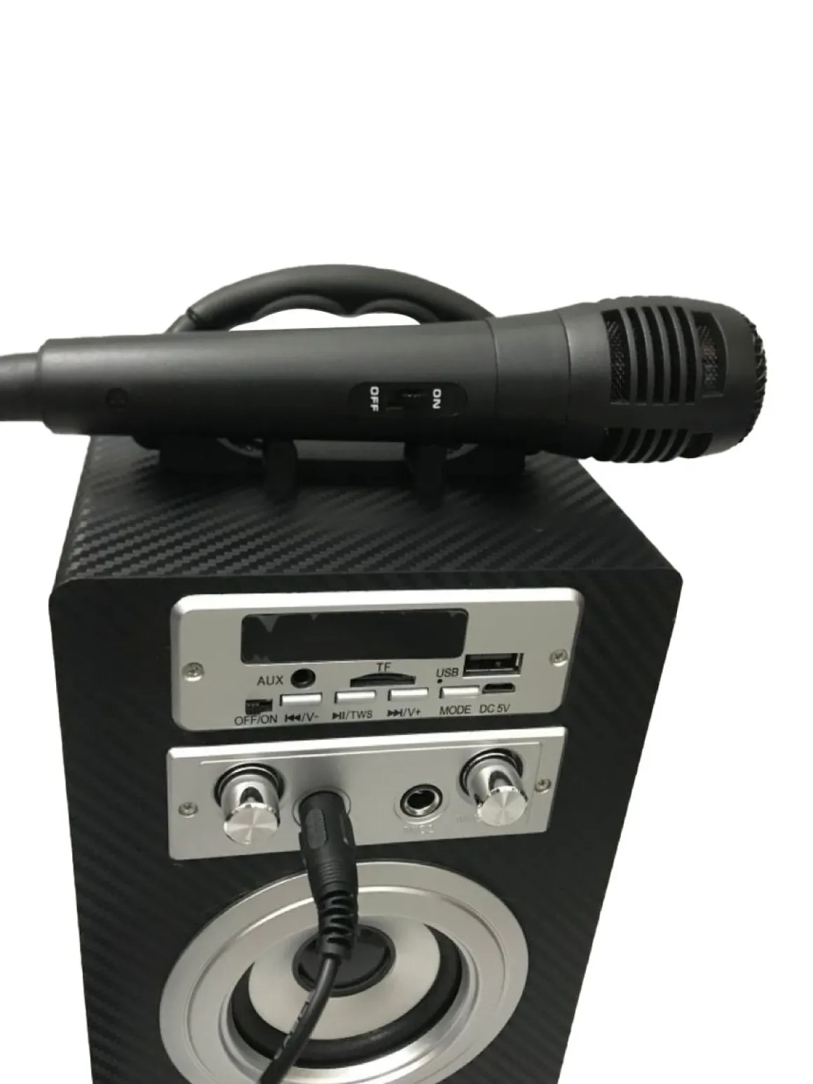 Bluetooth Lautsprecher kabellos 2 x 5 W schwarz