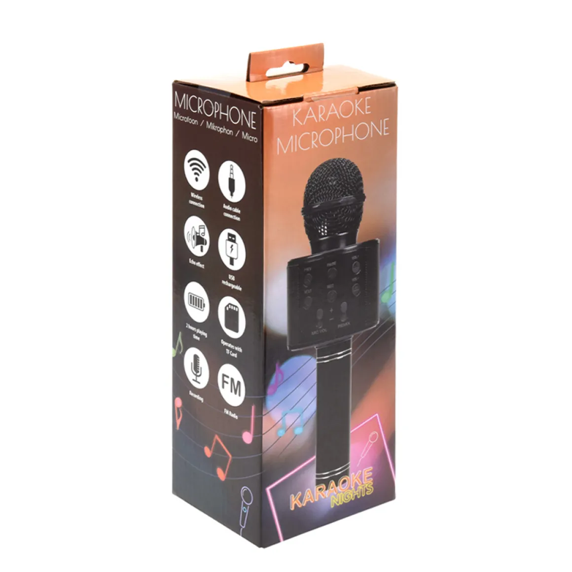 Bluetooth Mikrofon 23 cm schwarz